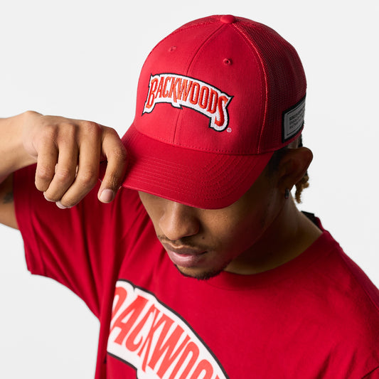 Backwoods Trucker Hat (Red)